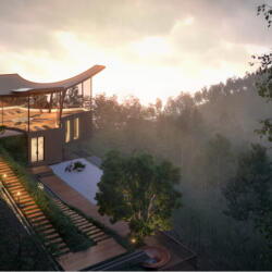 Architecture Competition Yoga House On A Hill Entry For Designing A Yoga And Spa Resort In Portugal
